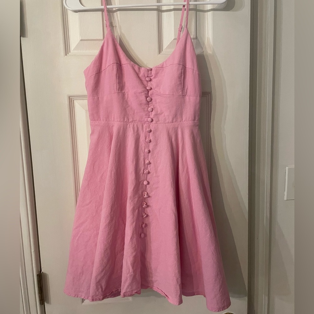 Princess Polly pink dress 4 small sooo cute!